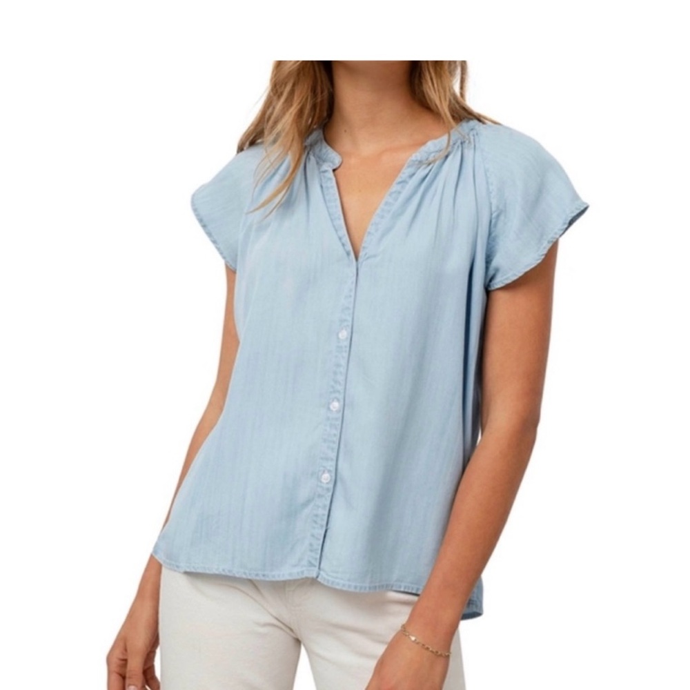 Rails Alena Light Vintage Blue Women's Top
